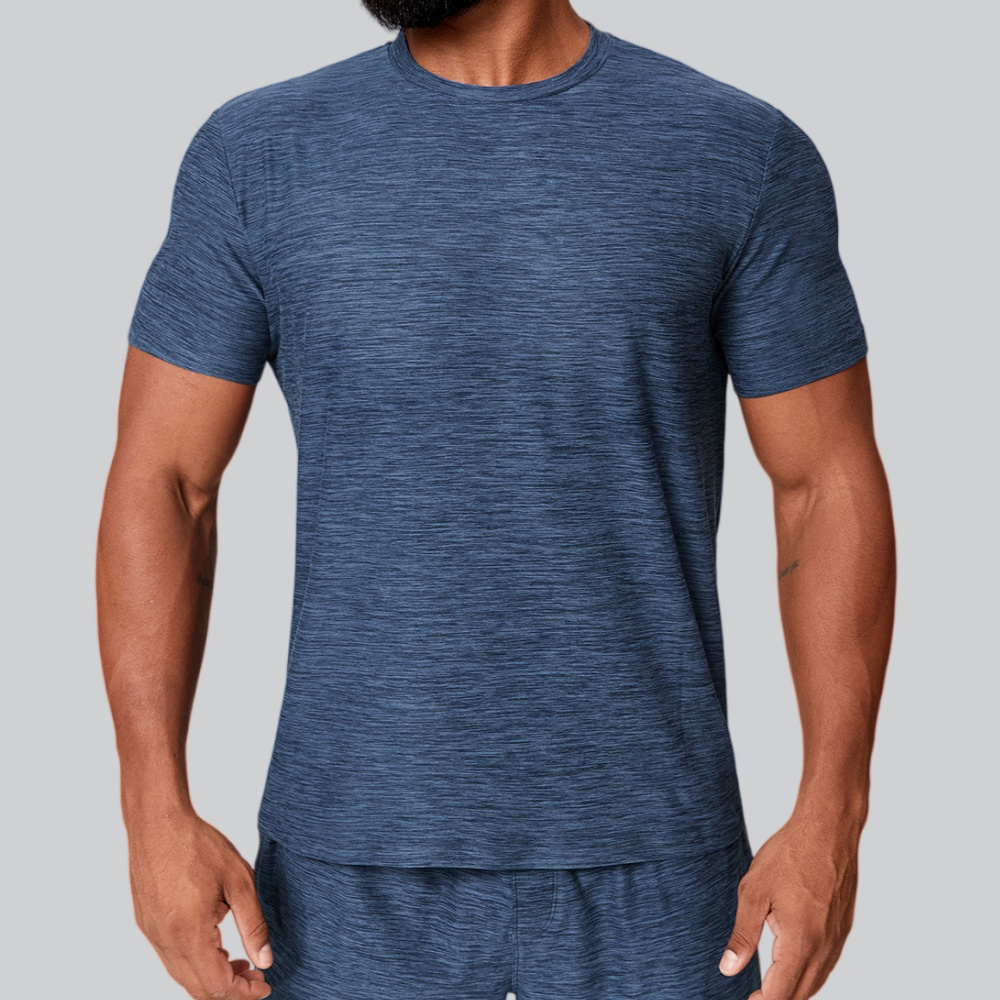 Sports Equipment Logo - Men's Summer Fitness Quick Dry T-Shirt