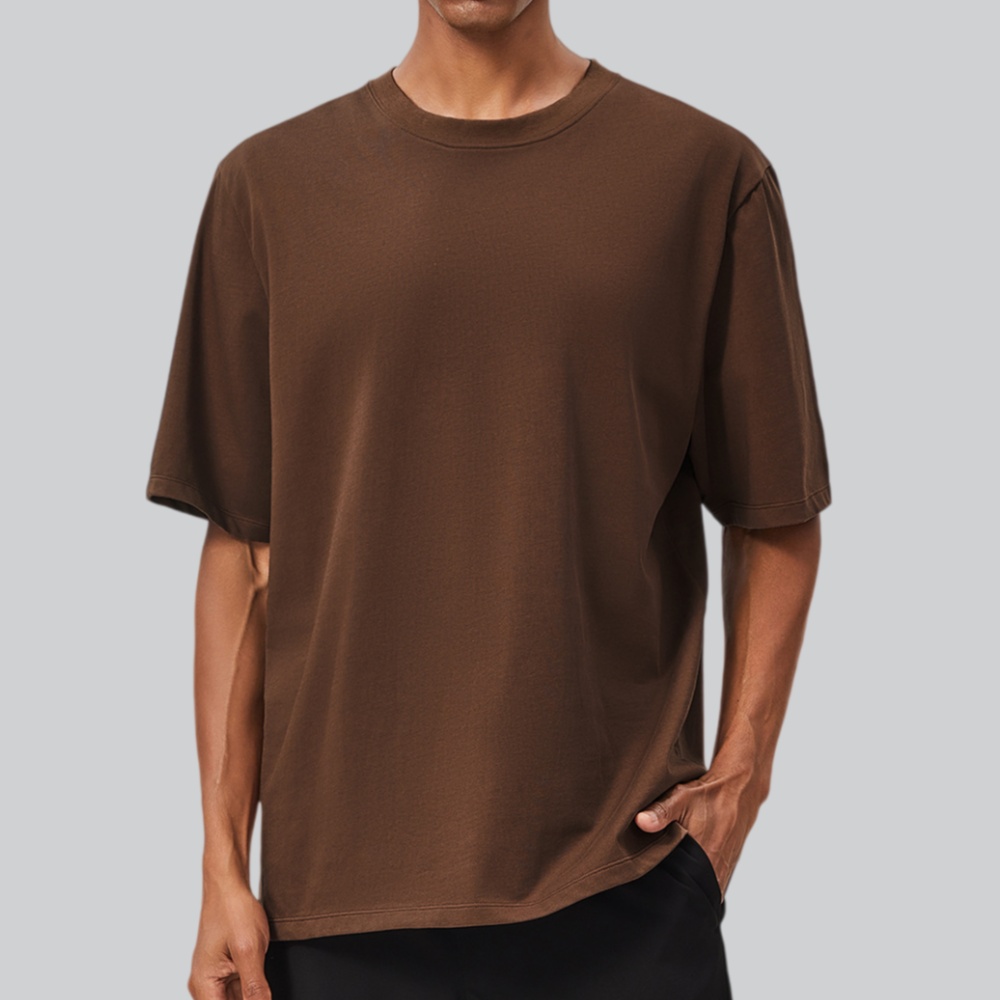 Sports Equipment Logo - Men's Solid Color Running Sports T-shirt