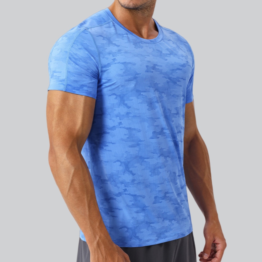 Sports Equipment Logo - Men's Round Neck T-Shirt Sportswear Summer