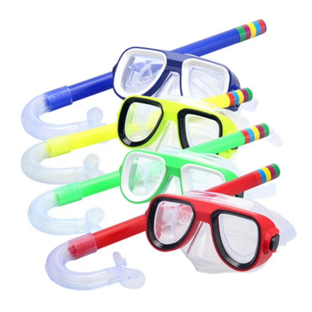 Swimming Goggles Anti Fog - Kids Snorkel Set Scuba Snorkeling Mask