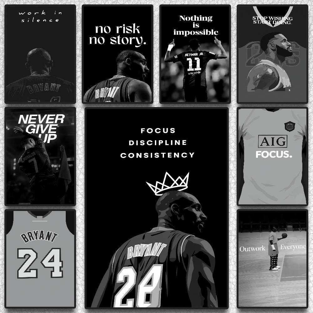Athlete Inspirational Quotatio - Sports Equipment Poster recension och pris