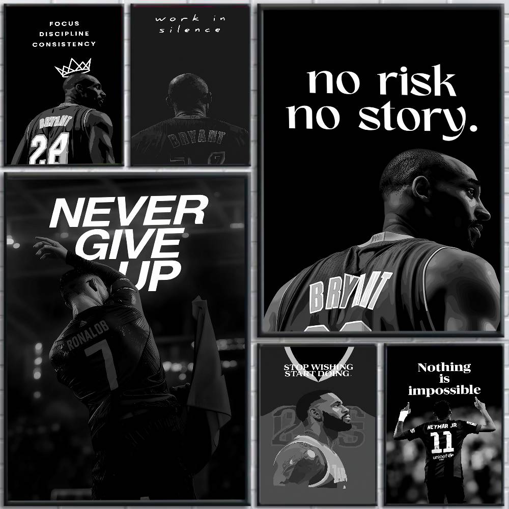 Athlete Inspirational Quotatio - Sports Equipment Poster recension och pris