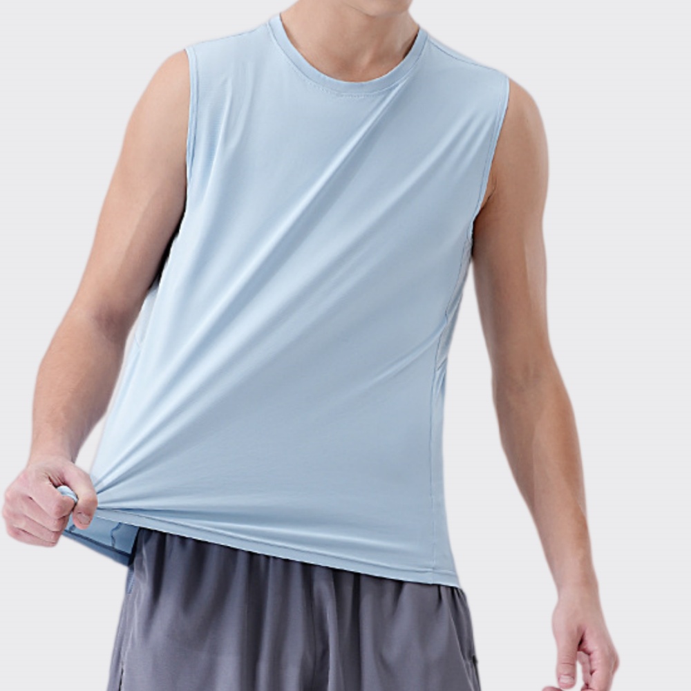 Men's Summer Bodybuilding Tank - Sports Equipment Logo recension och pris