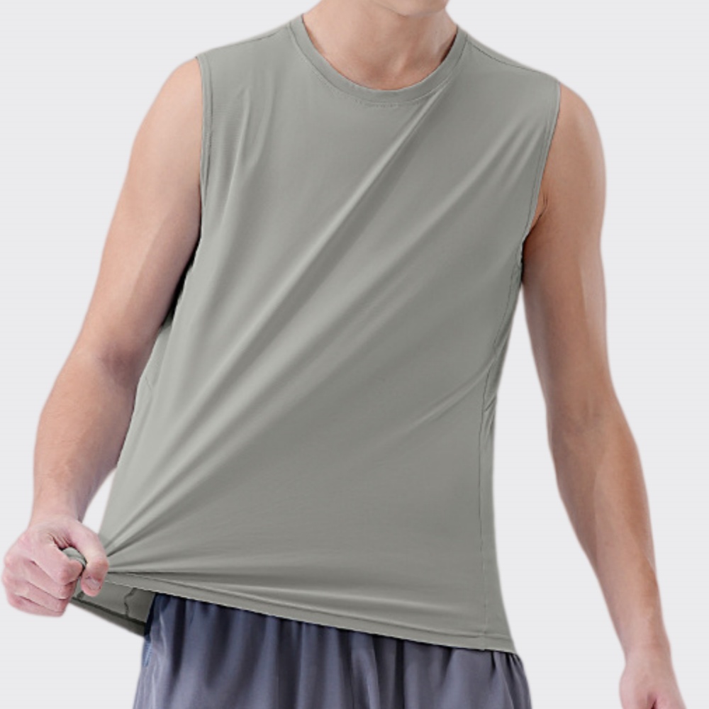Men's Summer Bodybuilding Tank - Sports Equipment Logo recension och pris