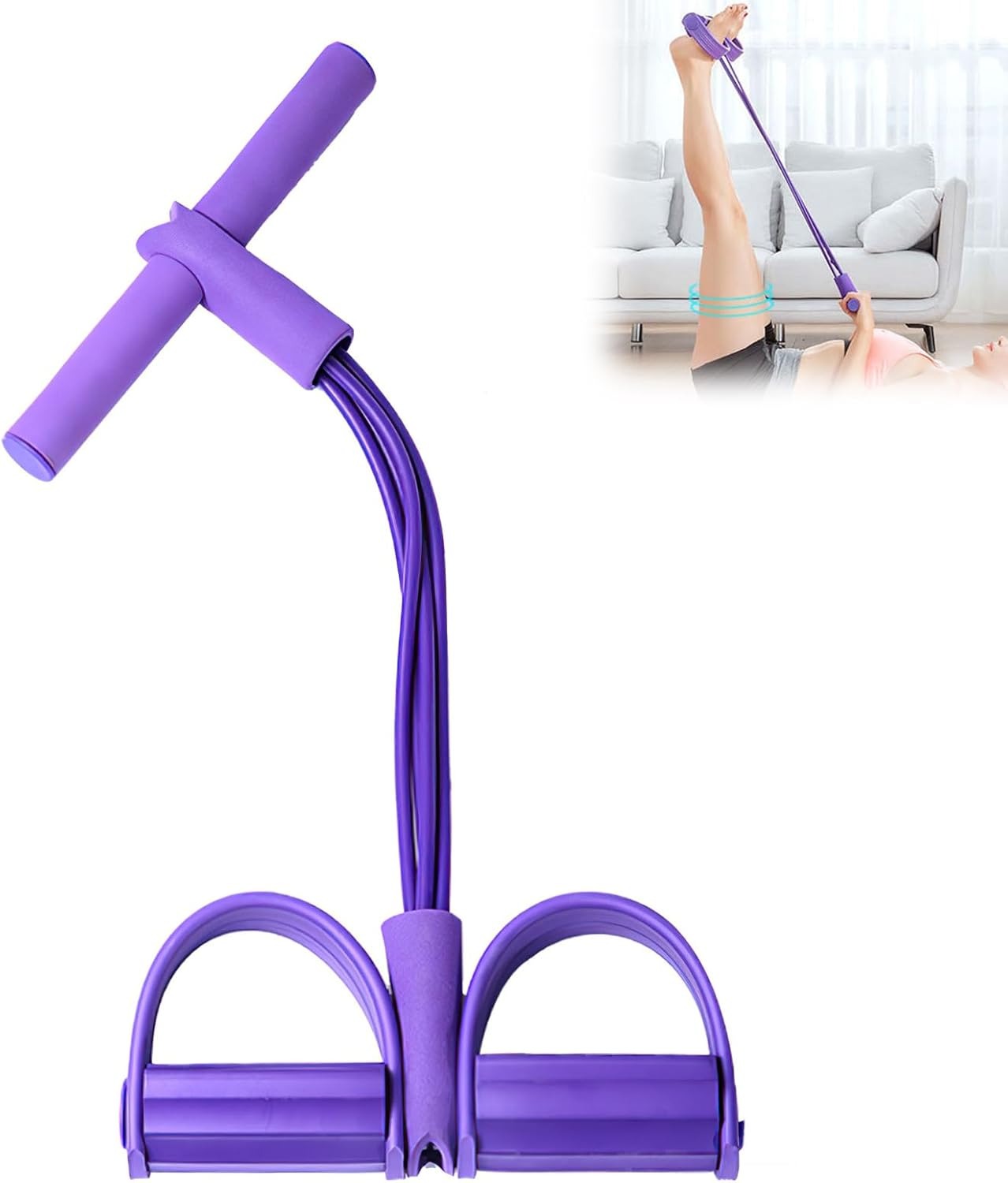 4-Tube Pedal Resistance Band M - Sports Equipment Nearby recension och pris