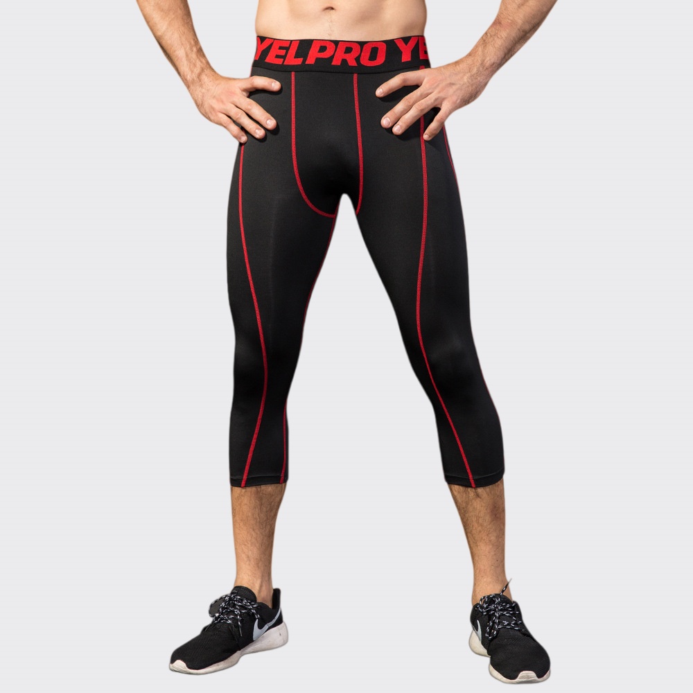 Men Compression Fitness Leggin - Sports Equipment Logo recension och pris
