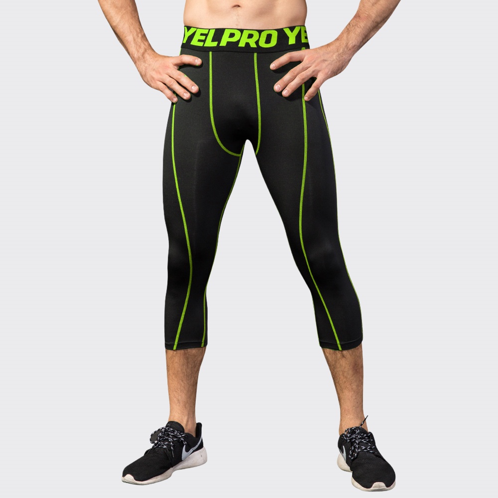 Men Compression Fitness Leggin - Sports Equipment Logo recension och pris