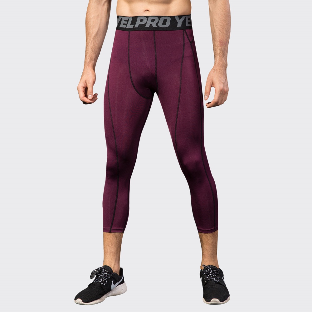 Men Compression Fitness Leggin - Sports Equipment Logo recension och pris