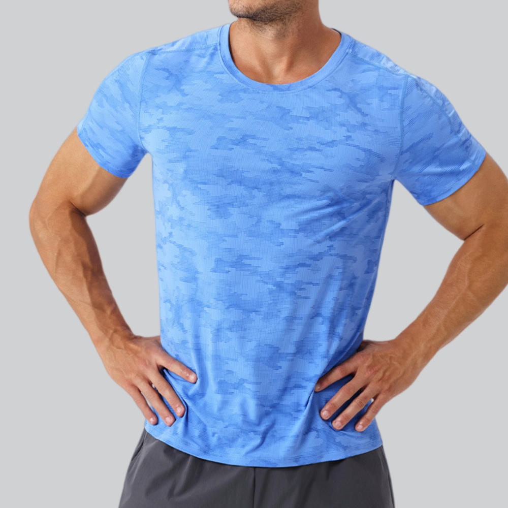 Men's Round Neck T-Shirt Sport - Sports Equipment Logo recension och pris