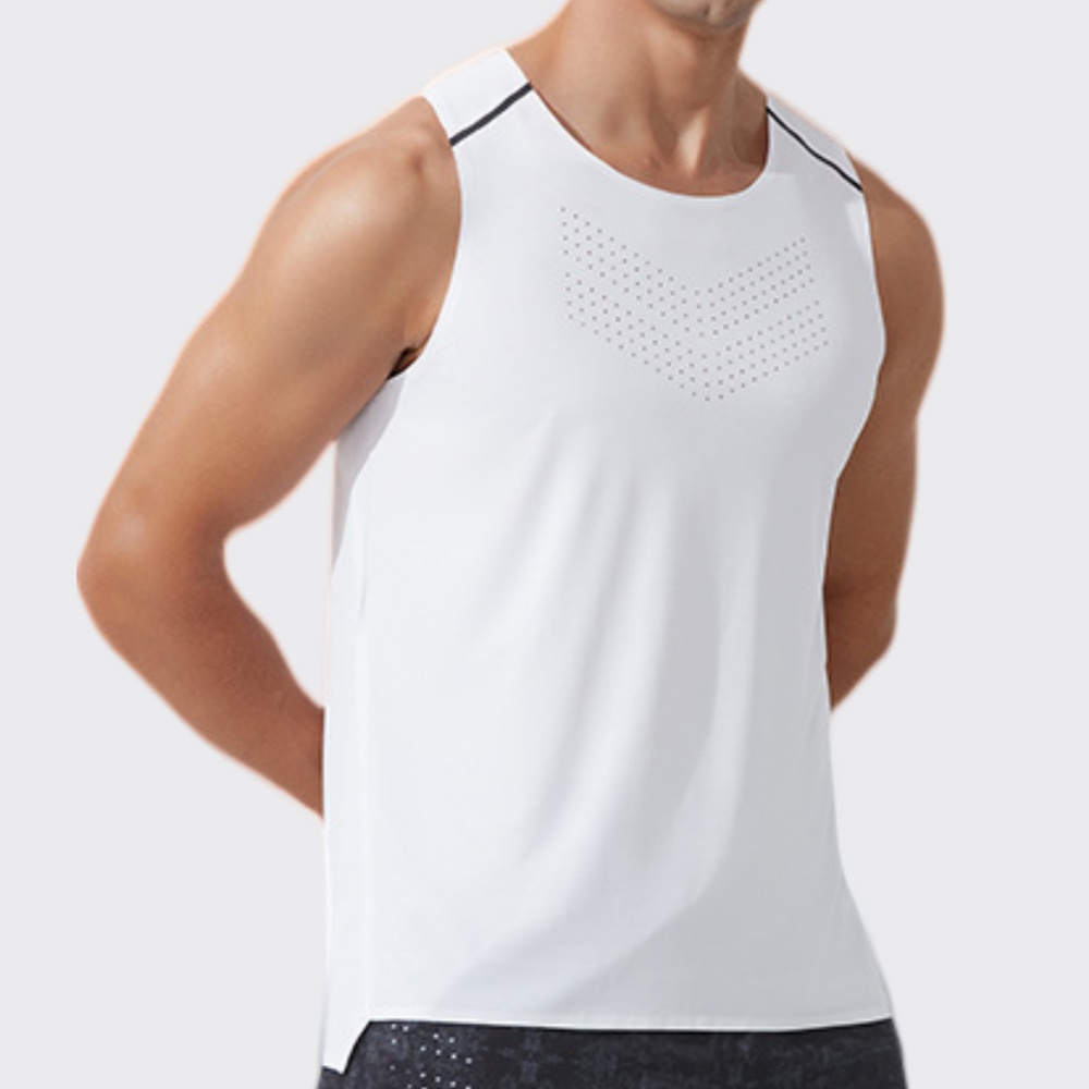 Men Gym Vest Quick Dry Running - Sports Equipment Logo recension och pris