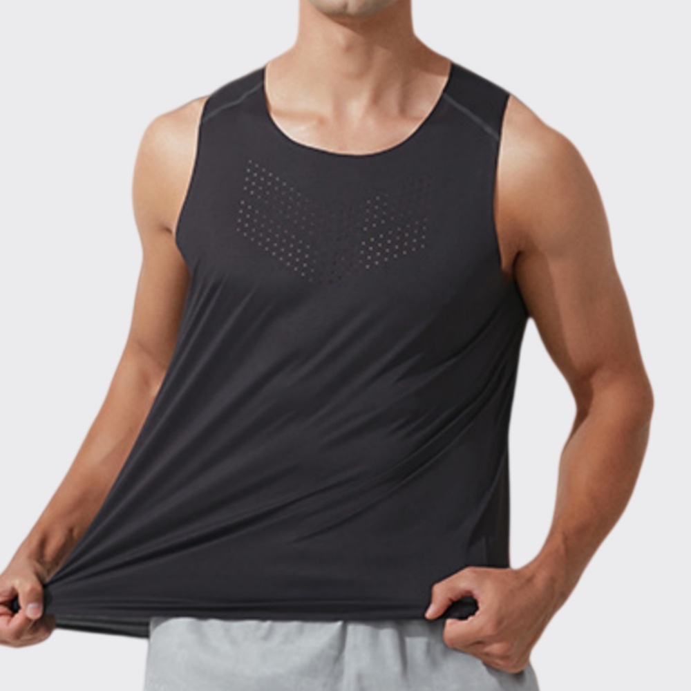 Men Gym Vest Quick Dry Running - Sports Equipment Logo recension och pris