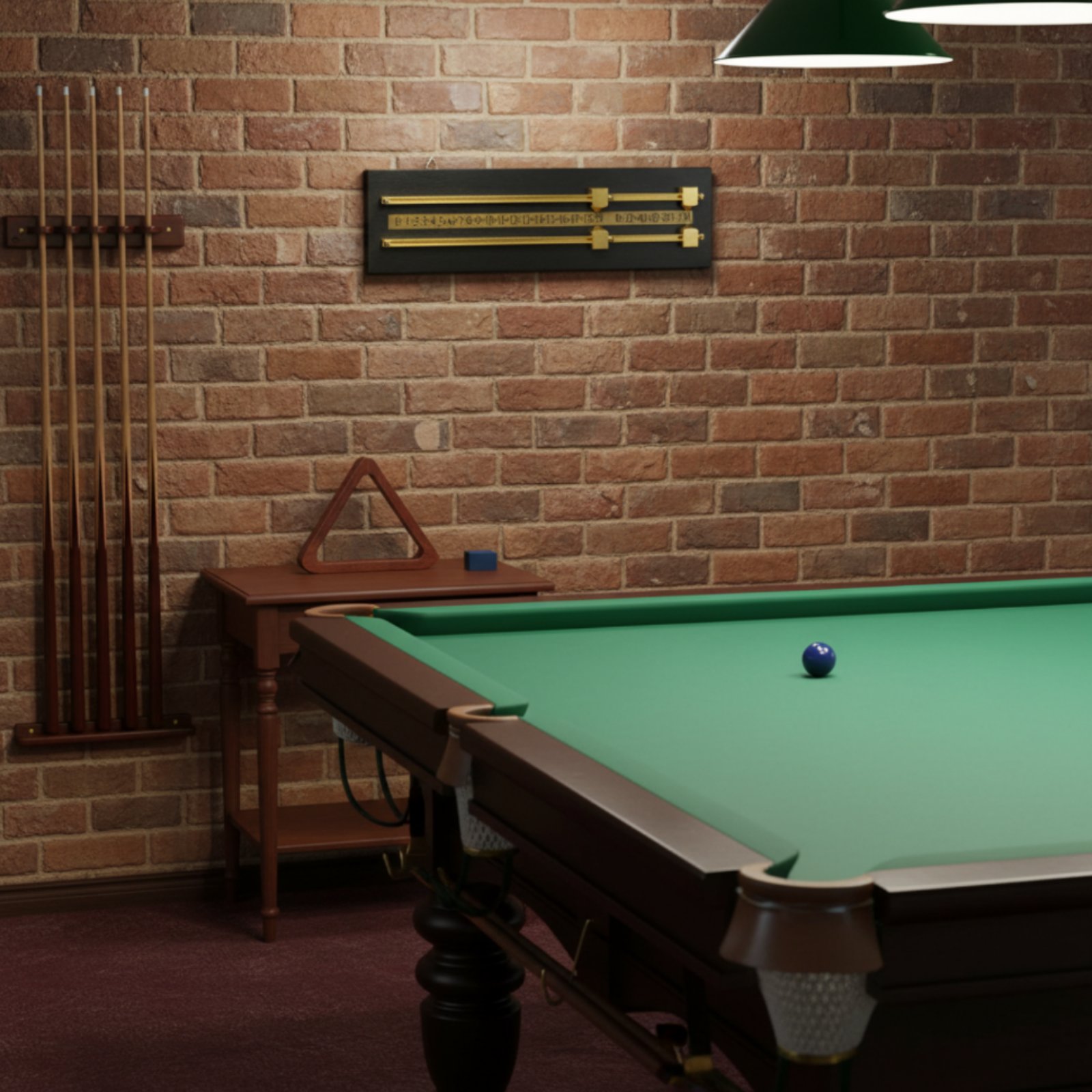 Wooden Billiard Scoreboard Cle - Sports Equipment Game recension och pris