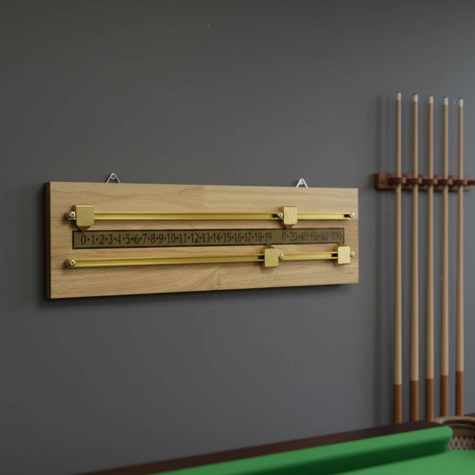 Wooden Billiard Scoreboard Cle - Sports Equipment Game recension och pris