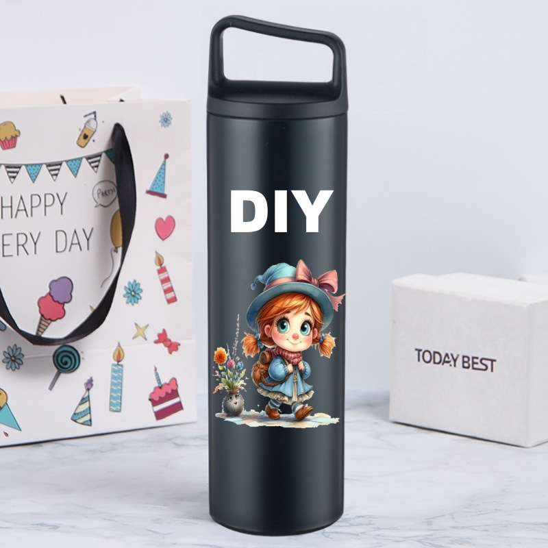 1pcs 500ml New Wide-mouth Stai - Sports Equipment Logo recension och pris