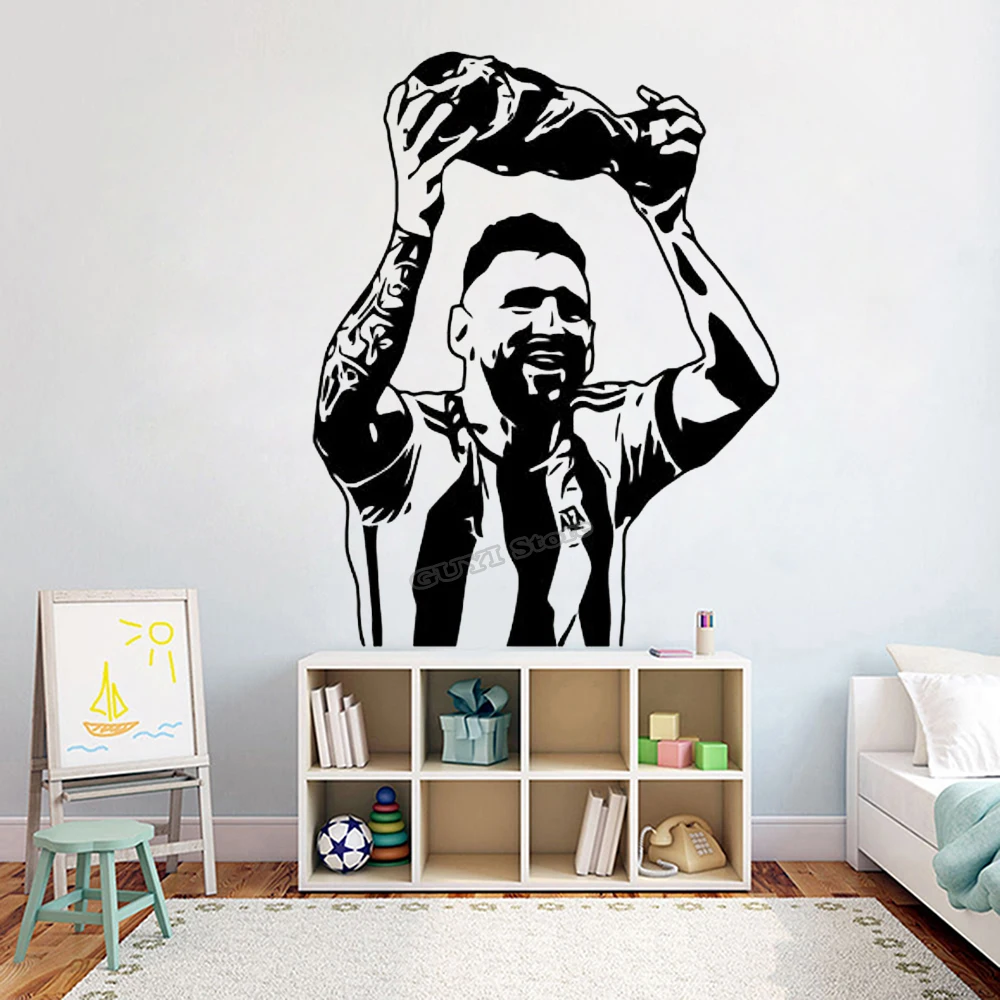 Messi Wall Sticker Vinyl Decal - Sports Equipment Poster recension och pris