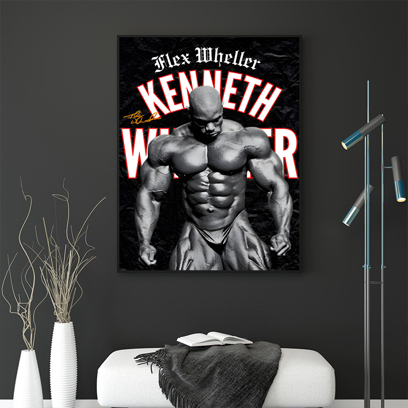 Famous Bodybuilding Fitness At - Sports Equipment Poster recension och pris