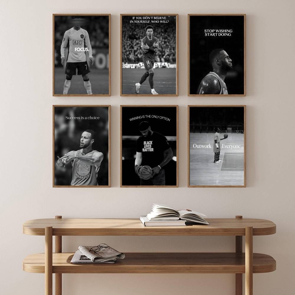 Athlete Inspirational Quotatio - Sports Equipment Poster recension och pris
