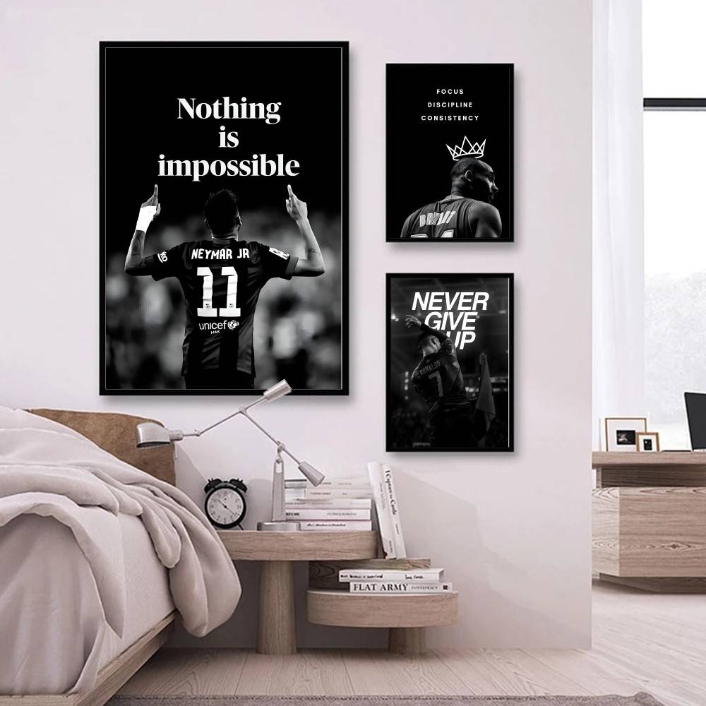 Athlete Inspirational Quotatio - Sports Equipment Poster recension och pris