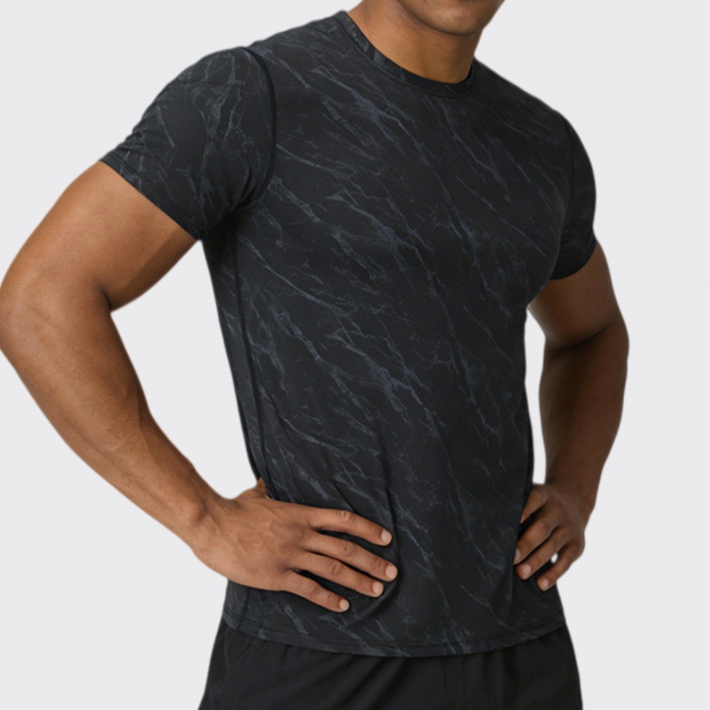 Summer Men's Quick-Dry Fitness - Sports Equipment Logo recension och pris
