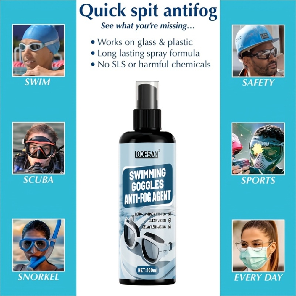 LOORSAN 100ML Goggles Anti-Fog - Swimming Goggles Anti Fog recension och pris
