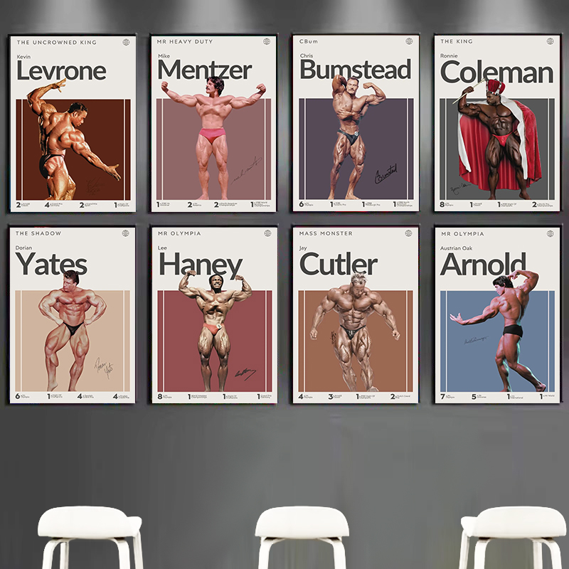 Motivation Bodybuilder Poster  - Sports Equipment Poster recension och pris