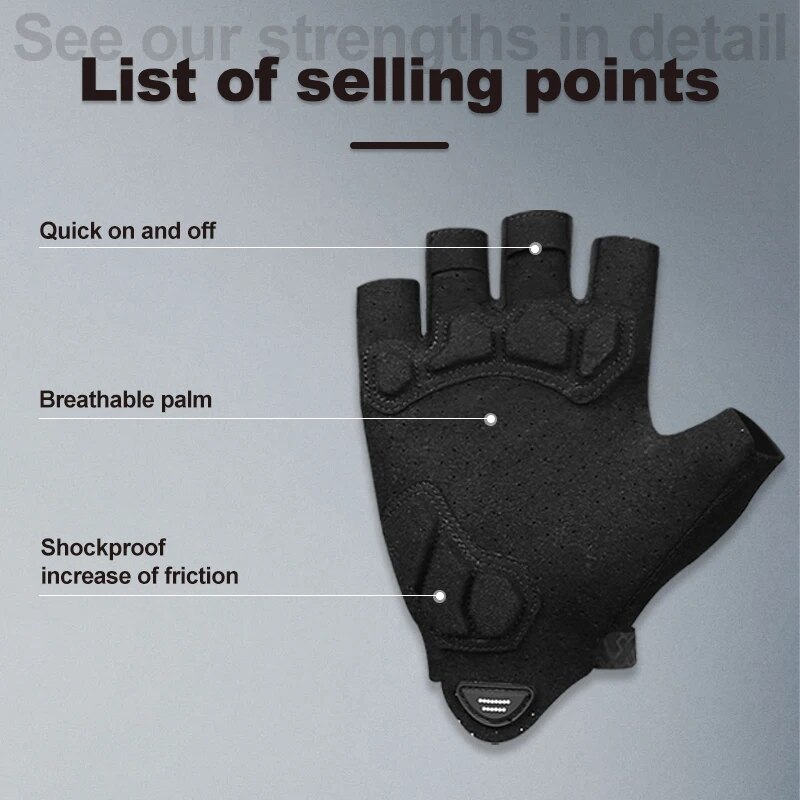 X-TIGER Cycling Gloves Half Fi - X Sports Equipment recension och pris