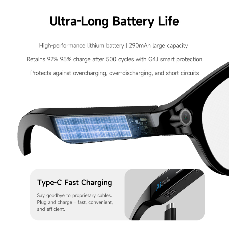 Lenovo 4K Smart Glasses Men HD - Swimming Goggles Anti Fog recension och pris