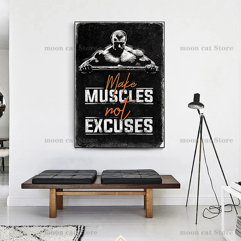 Fitness Sports Poster Bodybuil - Sports Equipment Poster recension och pris